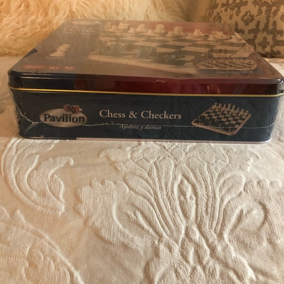 Brand New Pavilion Solid Wood Combo Chess/Checkers - Picture 9 of 12